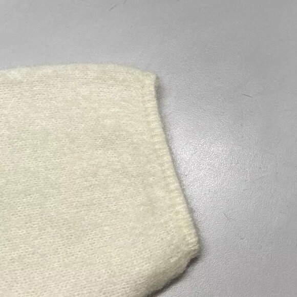 NEW MALENE BIRGER Womens Sweater Ivory Size XS Rhila V-Neck Pullover Long Sleeve - Picture 7 of 11